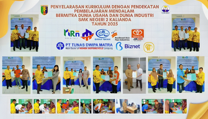 Cetak Lulusan Siap Kerja, SMKN 2 Kalianda Rombak Kurikulum Bareng Industri