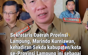 Sekda Provinsi Lampung Kawal Visi Gubernur, Pastikan Birokrasi Siap Sambut Indonesia Emas 2045