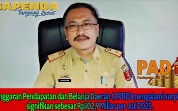 Kinerja Fiskal Impresif, Kepala Bapenda Daman Nasir Umumkan Lampung Barat Surplus Rp102,9 Miliar di Semester I-2025