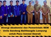 Sinergi Akademisi dan Pemerintah: BEM Unila Gandeng Balitbangda Lampung untuk Pacu Inovasi Daerah